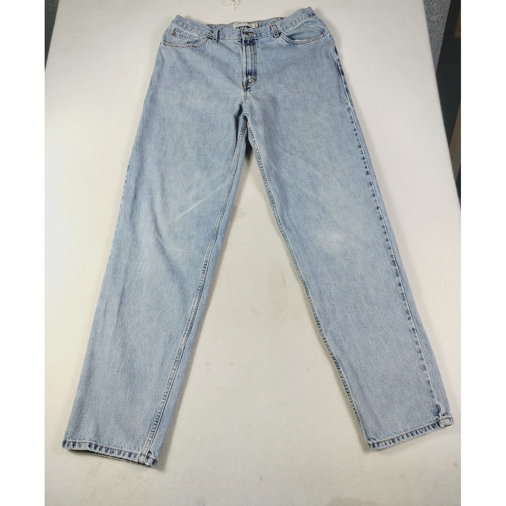 Levis 560 Jeans Mens 38x36 Light Wash Blue Relaxed Fit Tapered Comfort Fit Denim